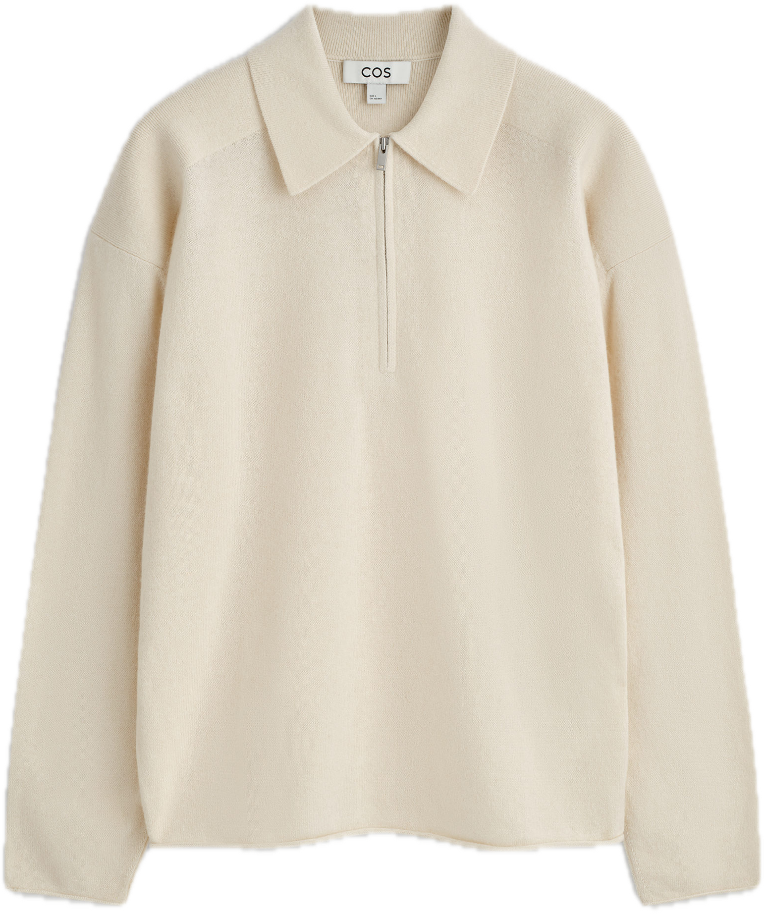 MERINO WOOL-YAK ZIP-UP POLO SHIRT